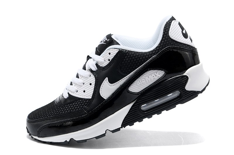 nike air max 90 homme chaussures noir blanc, Nike Air Max 90 Hyperfuse pour Homme Chaussures - Noir/Blanc